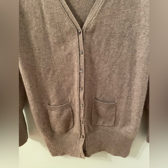 Zara women’s cashmere cardigan gray size L - Picture 3 of 8